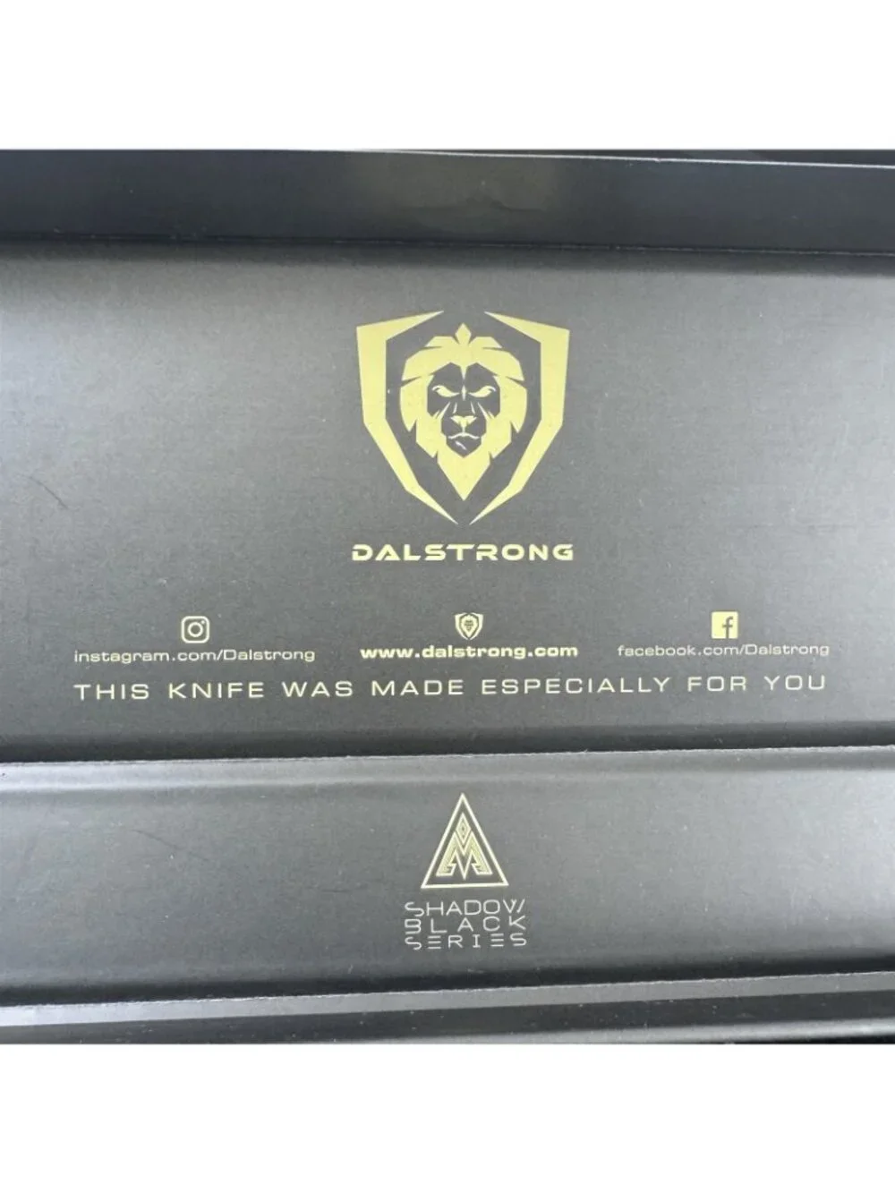 Dalstrong Yanagiba Sushi Knife Shadow Black Series 10.5 Inch With Sheath NIB